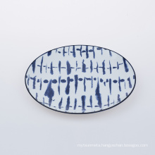 Plate ceramic with pad printing kitchen plate porcelain